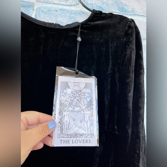 realisation par the mary jane crushed velvet dress size medium NWT - Picture 8 of 14